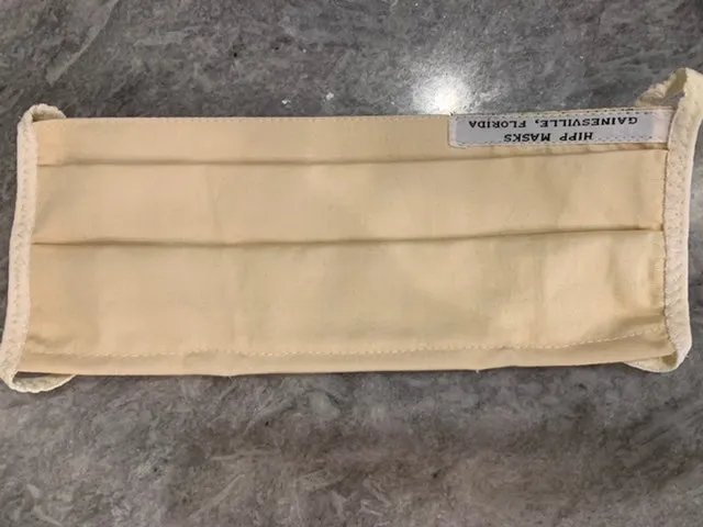 Karst Geology: Tan Supima Cotton with Ivory Foldover Elastic for Ears