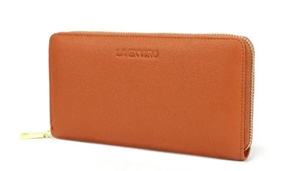 La Enviro Eva Vegan Leather Wallet Tan