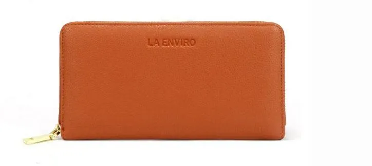 La Enviro Eva Vegan Leather Wallet Tan