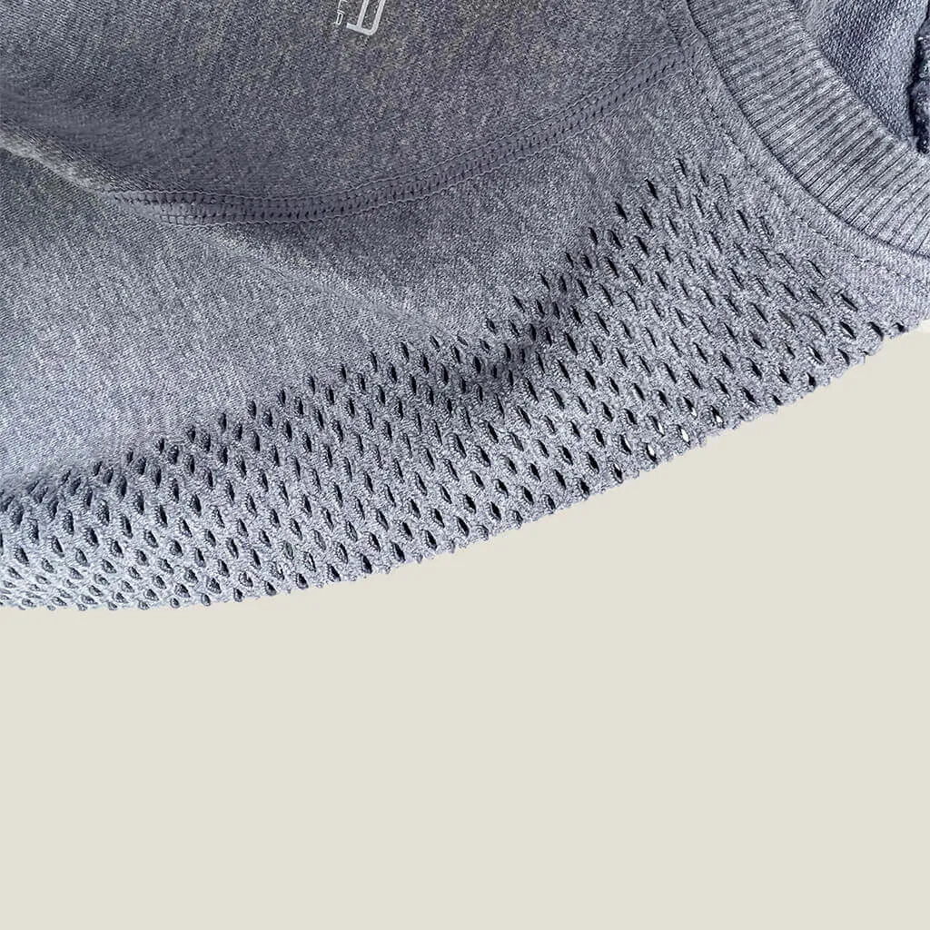 Lala Sportswear Grey Set with Long Sleeve Crop Top and Leggings
