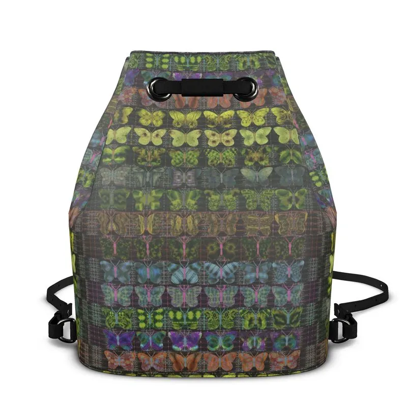 Leather Bucket Backpack (Butterfly Glade Tree Link Pride Stripes) RJSTHS2022 RJS