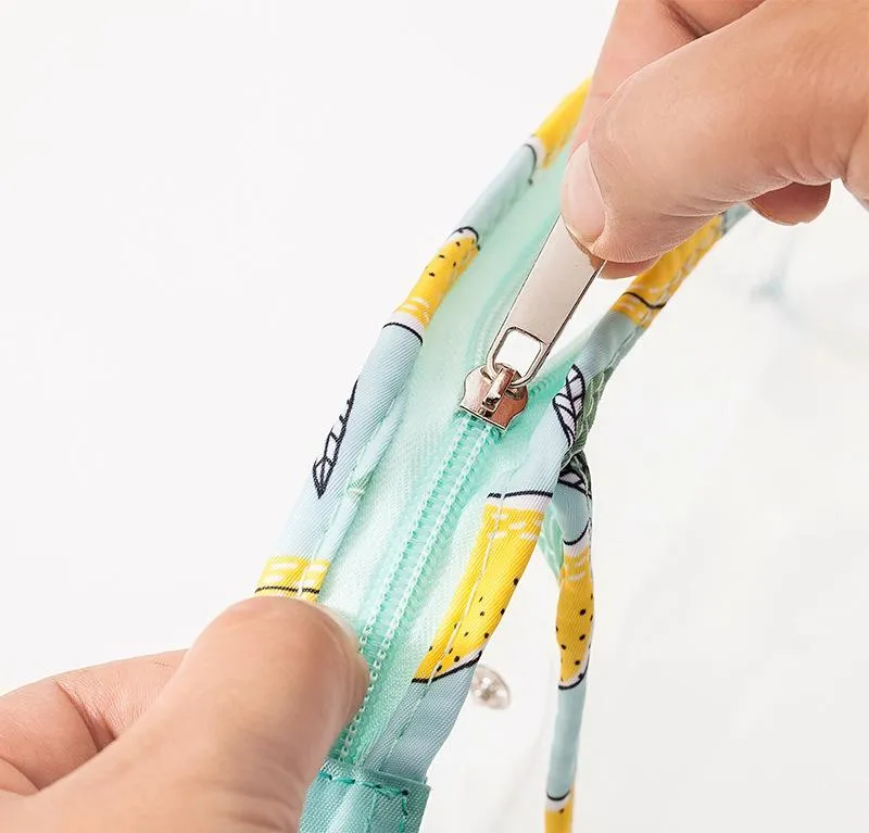 Lemon 2 in1 Print Makeup Bag