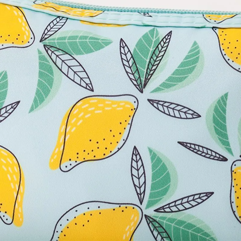 Lemon 2 in1 Print Makeup Bag