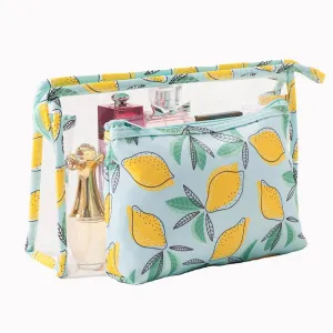 Lemon 2 in1 Print Makeup Bag