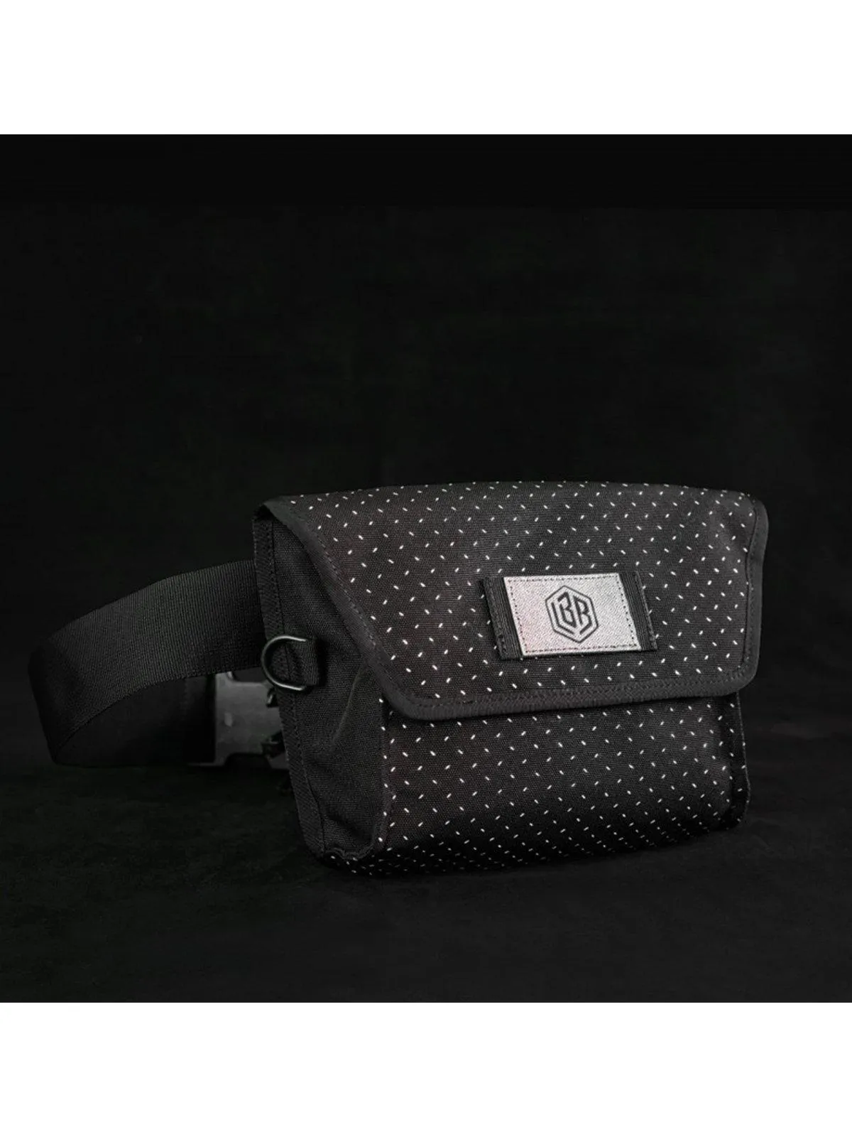 Life Behind Bars The Musette Eclipse Hip Pouch Black Reflective