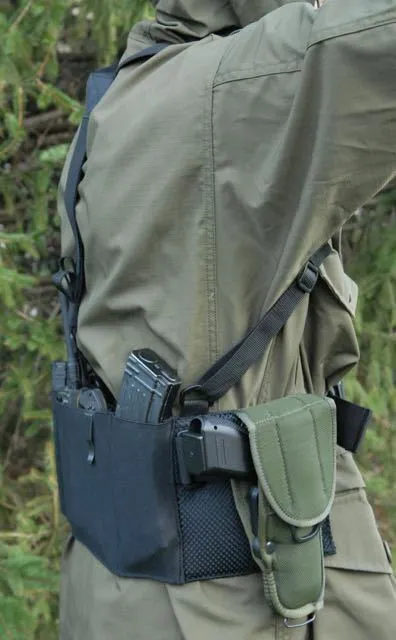 M675 - Back Covert Mag Rig - Black