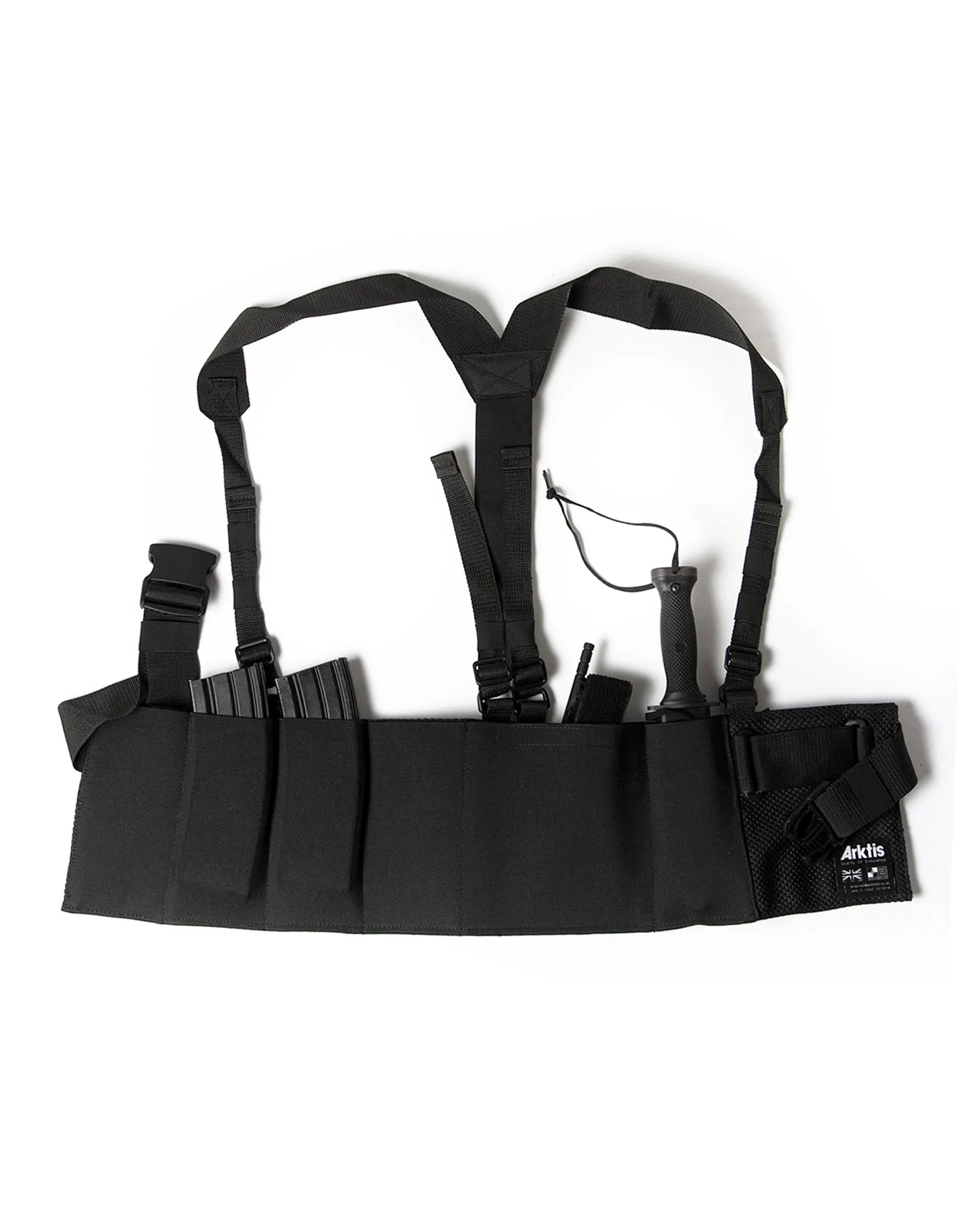 M675 - Back Covert Mag Rig - Black