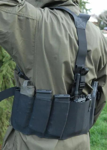 M675 - Back Covert Mag Rig - Black