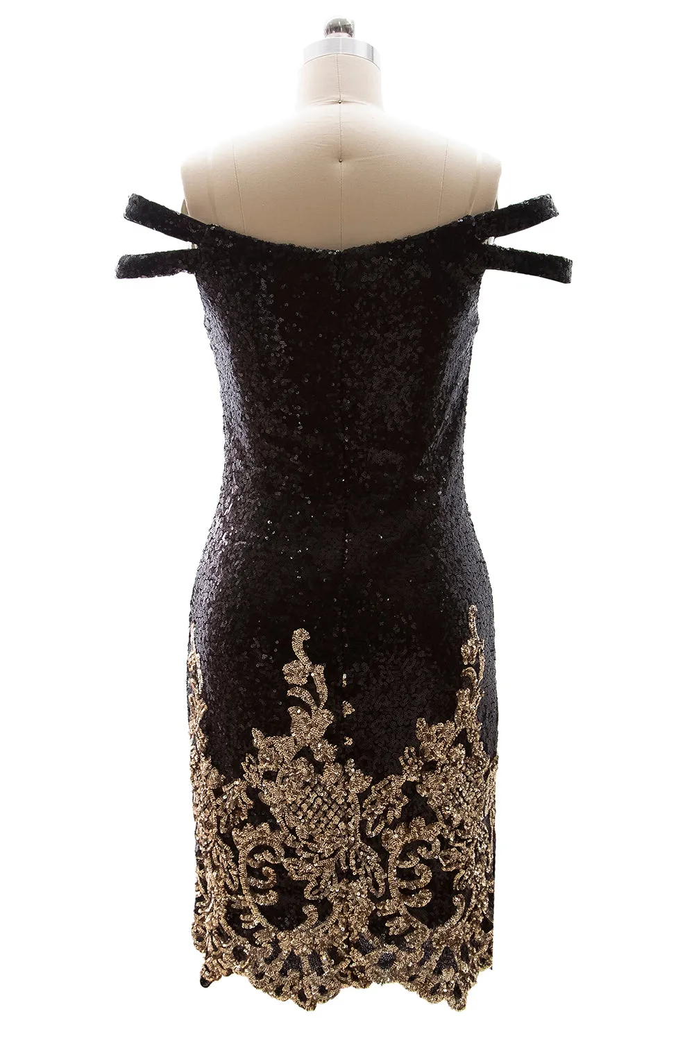 MACloth Women Off Shoulder Bodycon Sequin Dresses Cocktail Party Mini Clubwear