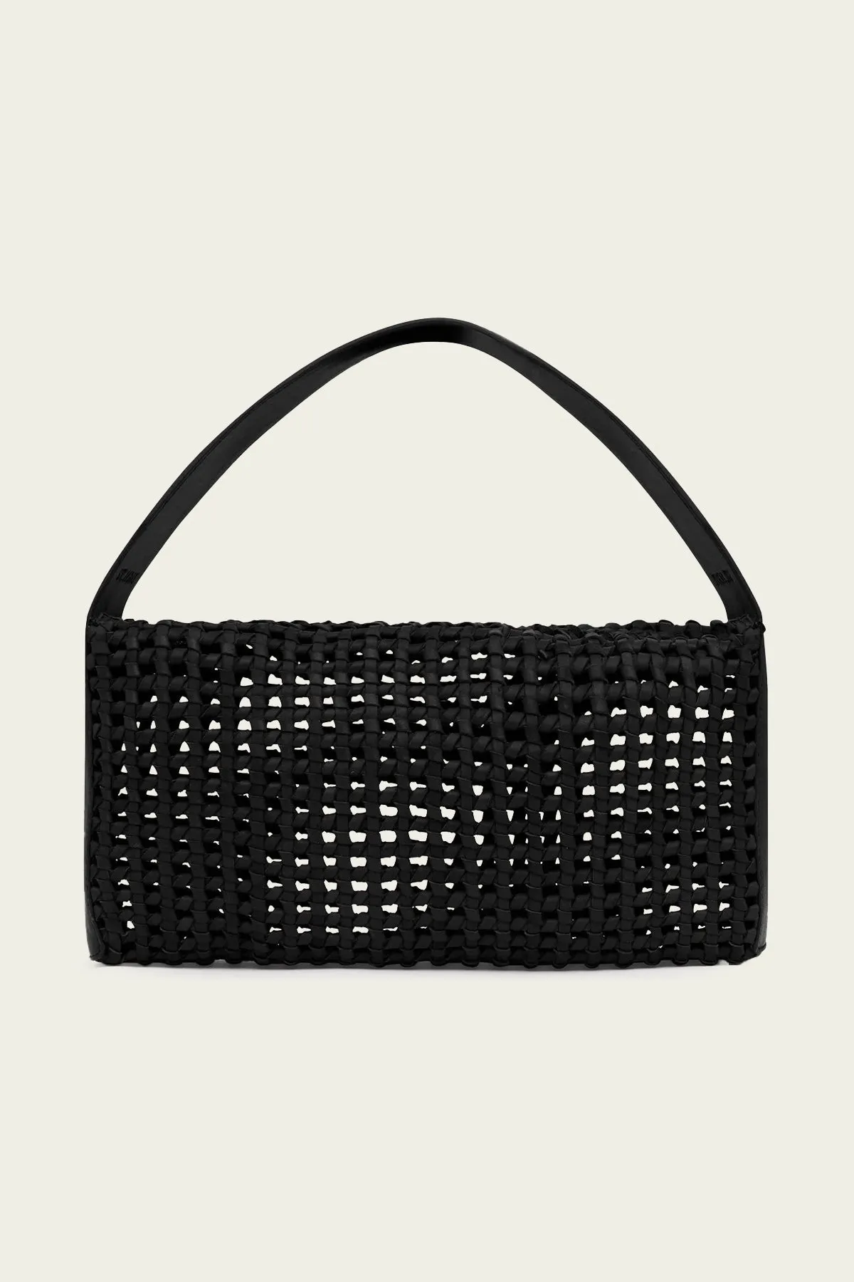Macrame Mesh Bag in Black