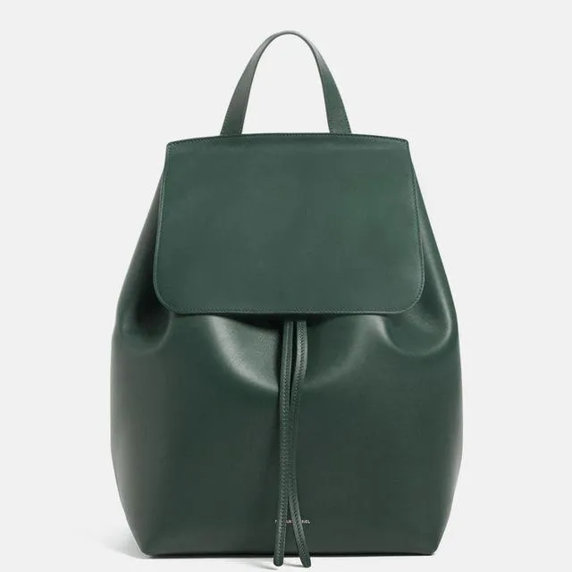 MANSURSTUDIOS  women leather backpack  mansur lady real