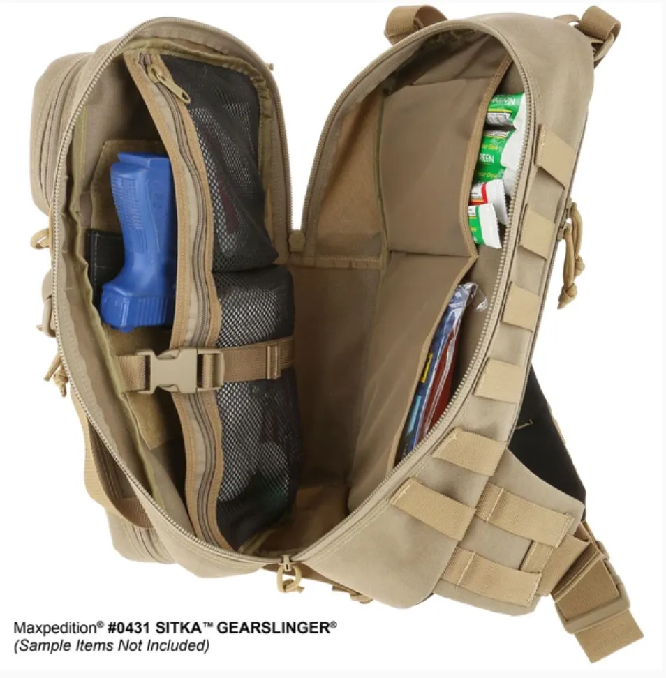 Maxpedition Sitka Gearslinger 15 L Unisex Sling Pack