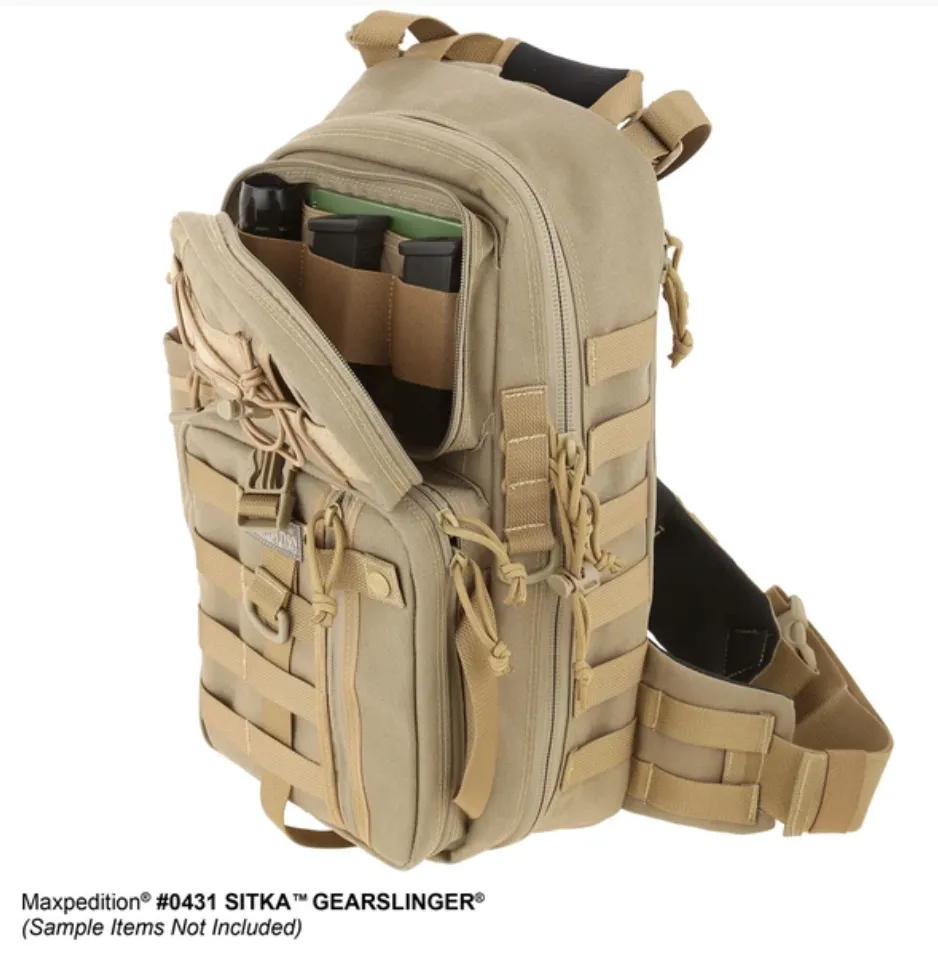 Maxpedition Sitka Gearslinger 15 L Unisex Sling Pack