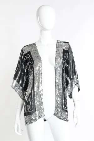 Metallic Sequin Star Jacket