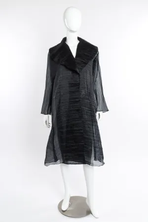 Metallic Silk Duster