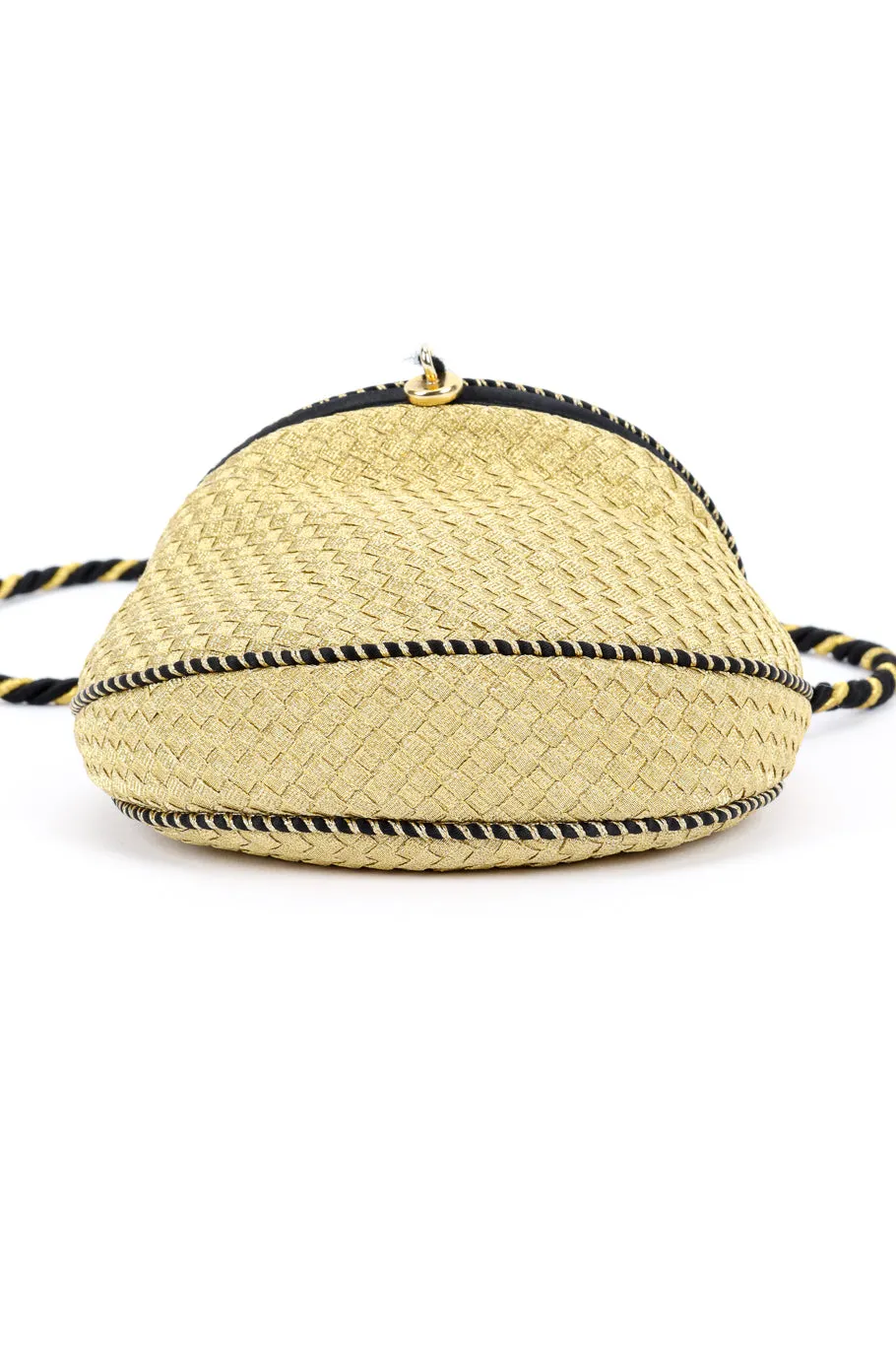 Metallic Woven Mini Bag