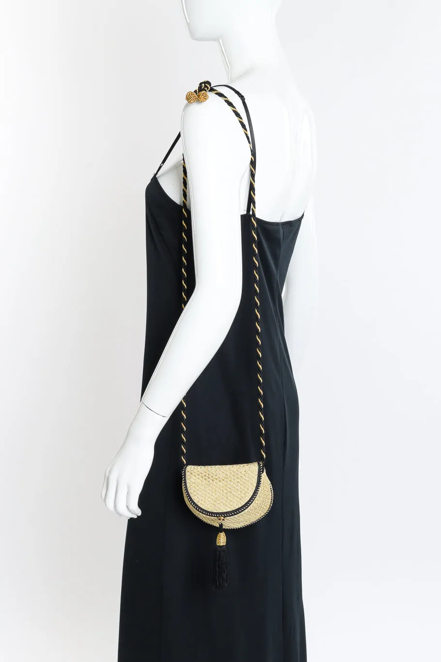 Metallic Woven Mini Bag