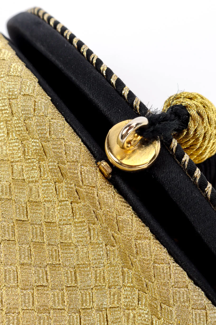 Metallic Woven Mini Bag