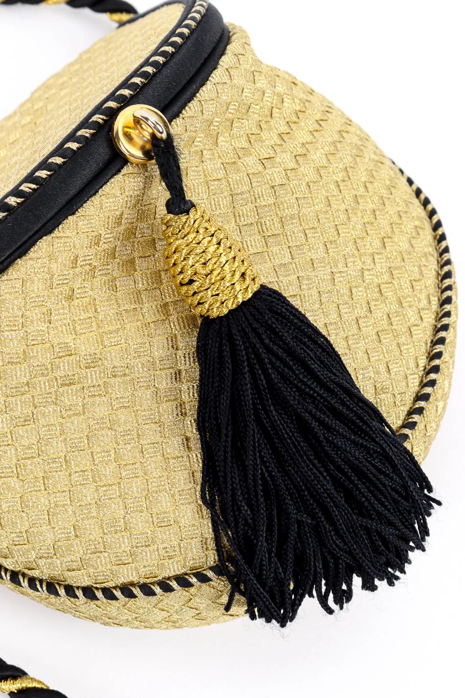 Metallic Woven Mini Bag