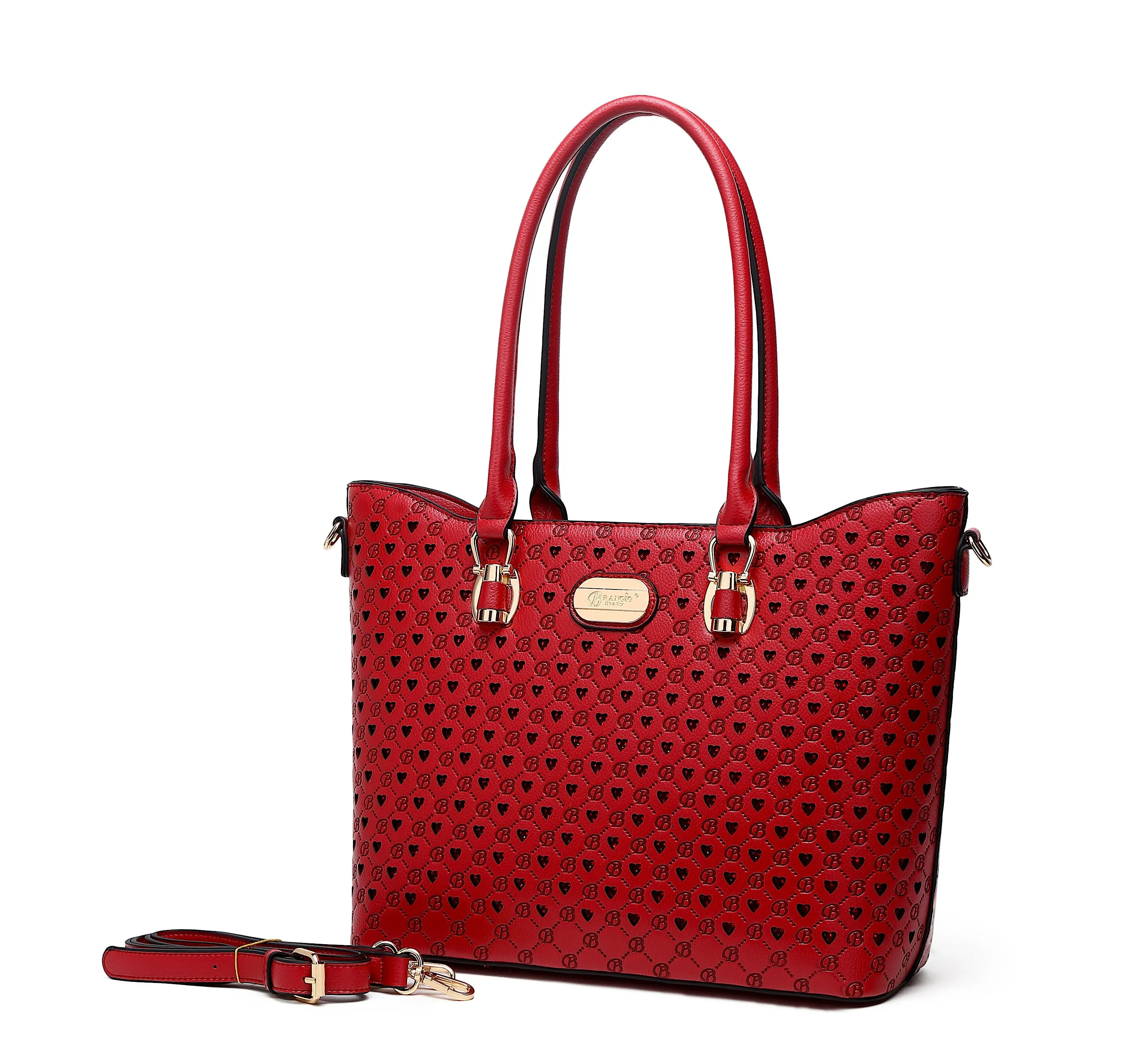 Millionaire Queen Double Layer Crystal Engraved Tote [RO6669]
