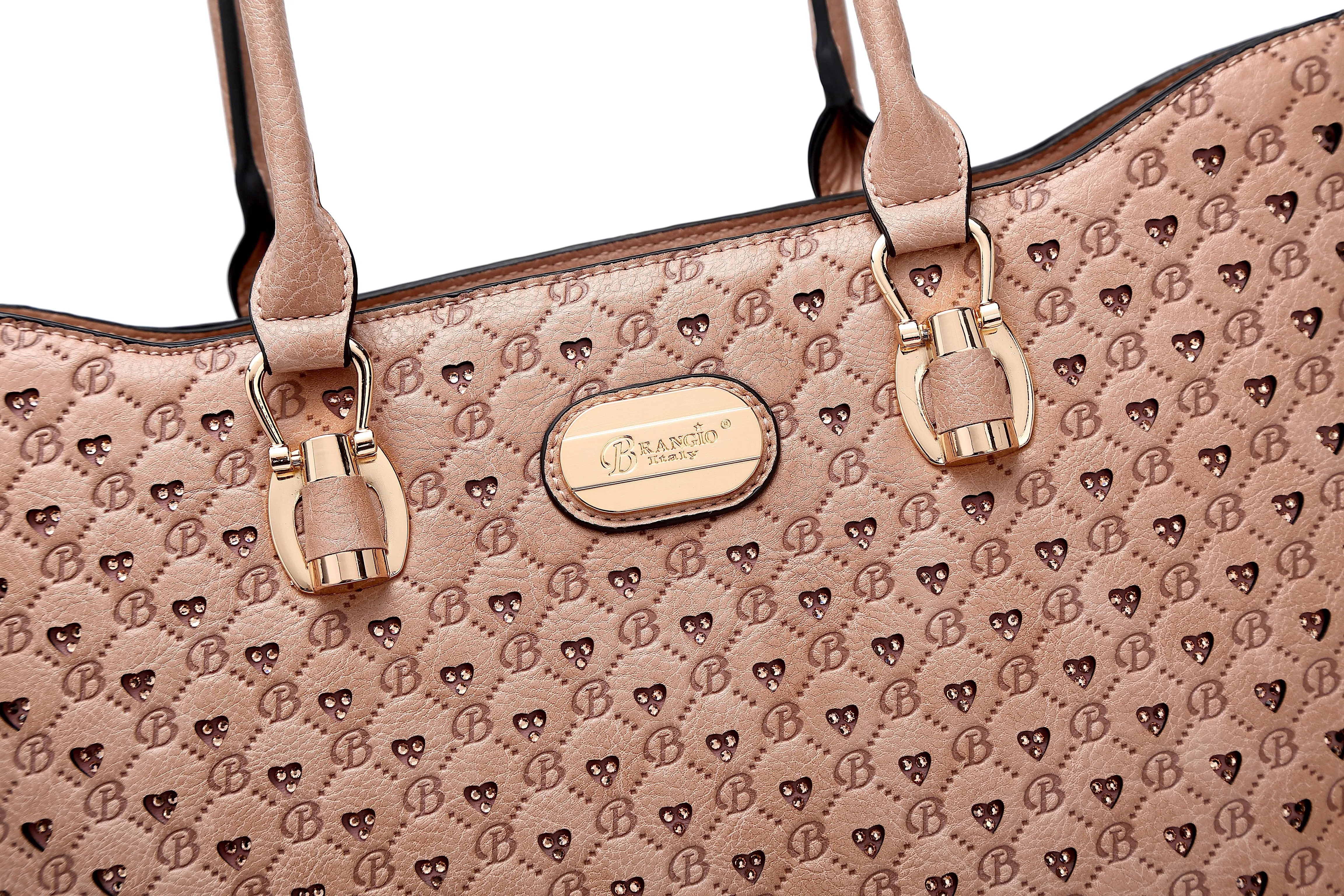 Millionaire Queen Double Layer Crystal Engraved Tote [RO6669]