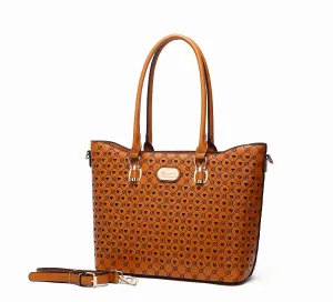 Millionaire Queen Double Layer Crystal Engraved Tote [RO6669]