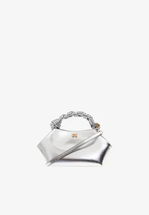 Mini Bou Metallic leather Top Handle Bag