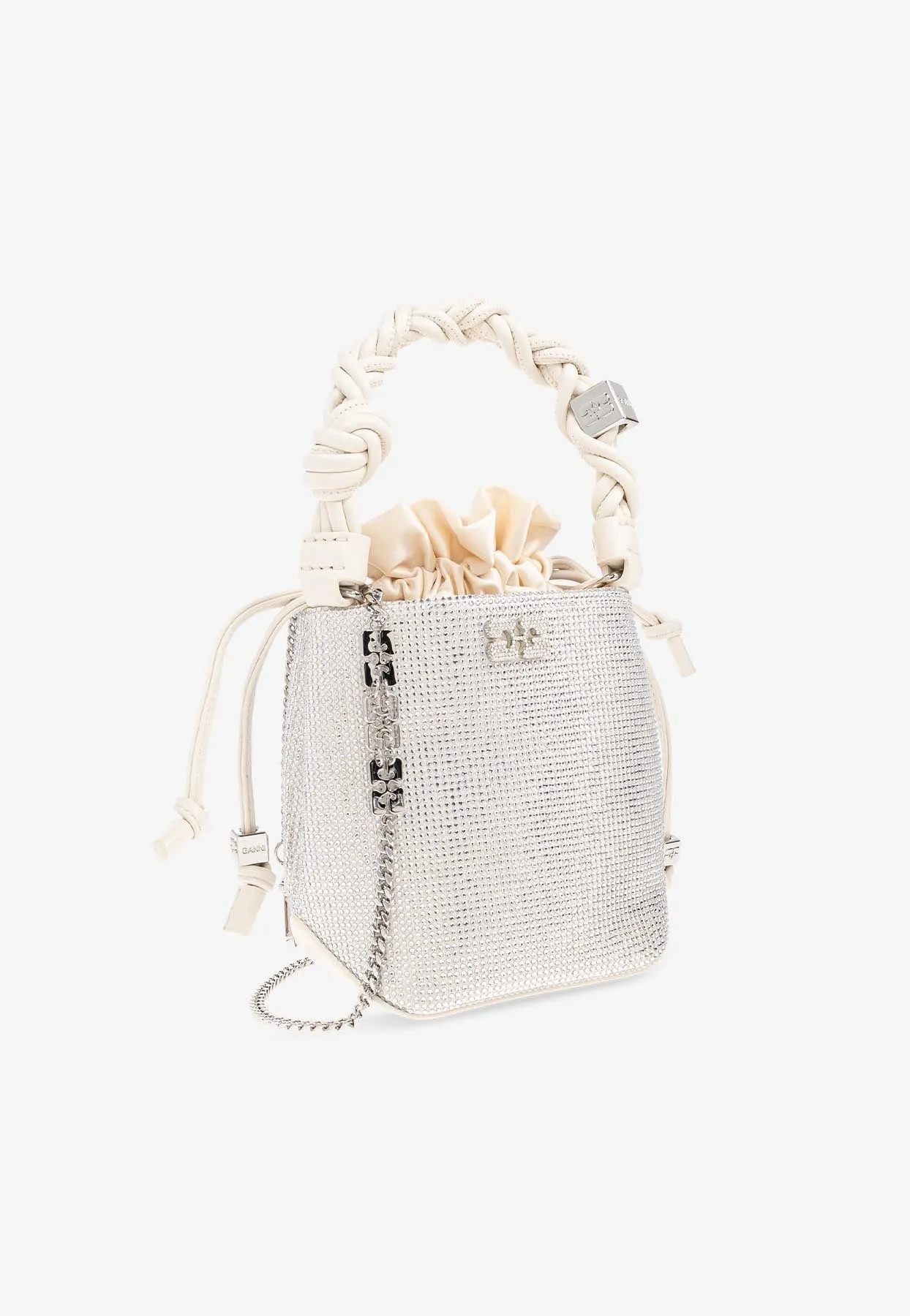 Mini Rhinestone Bou Bucket Bag