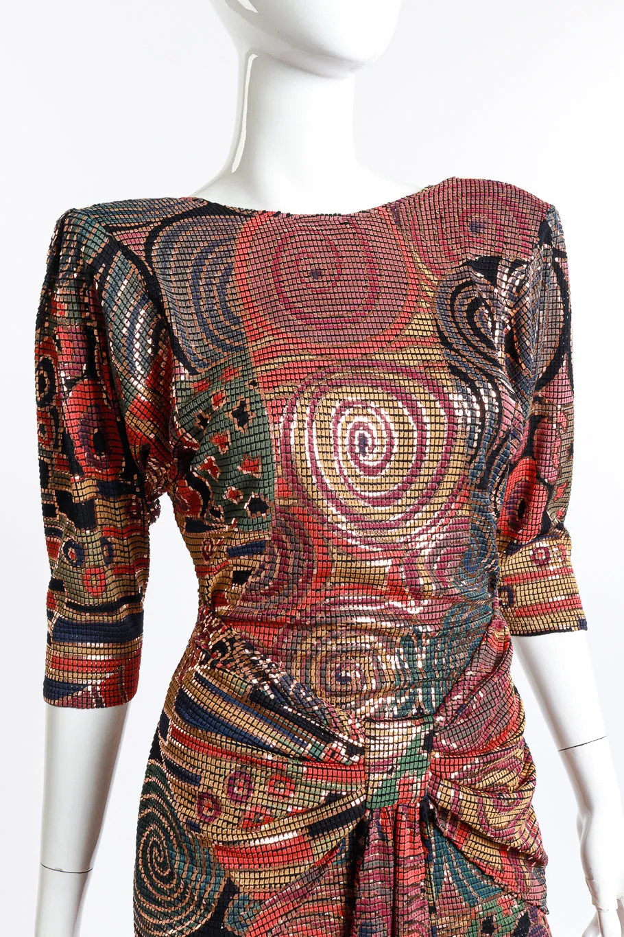 Mosaic Keyhole Back Dress II