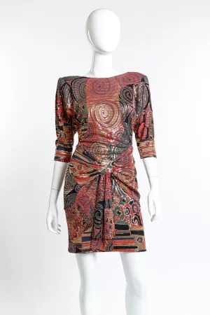 Mosaic Keyhole Back Dress II