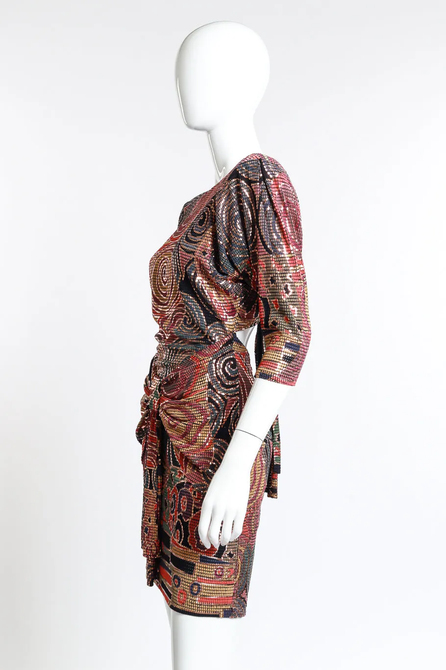 Mosaic Keyhole Back Dress II
