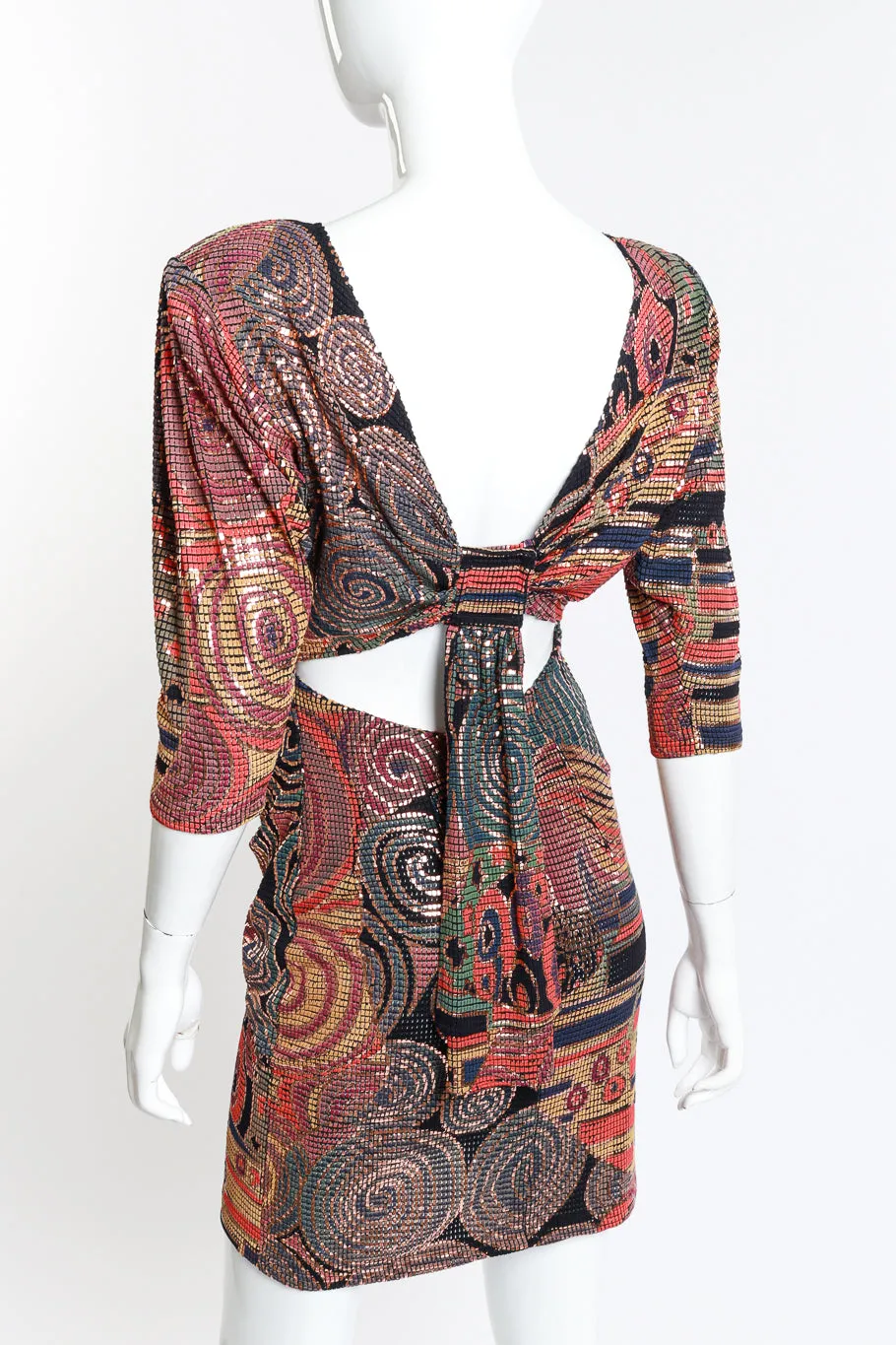 Mosaic Keyhole Back Dress II