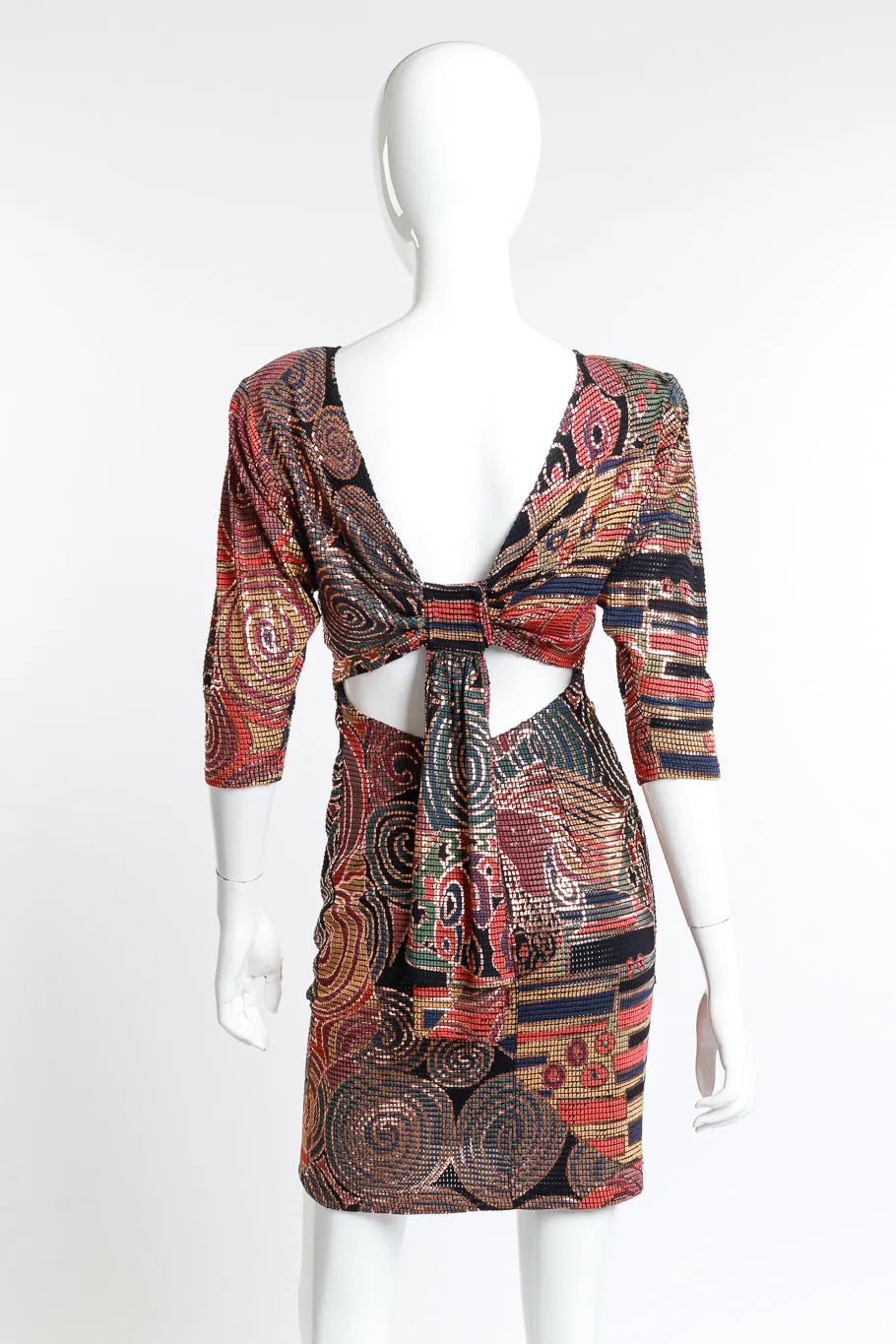 Mosaic Keyhole Back Dress II