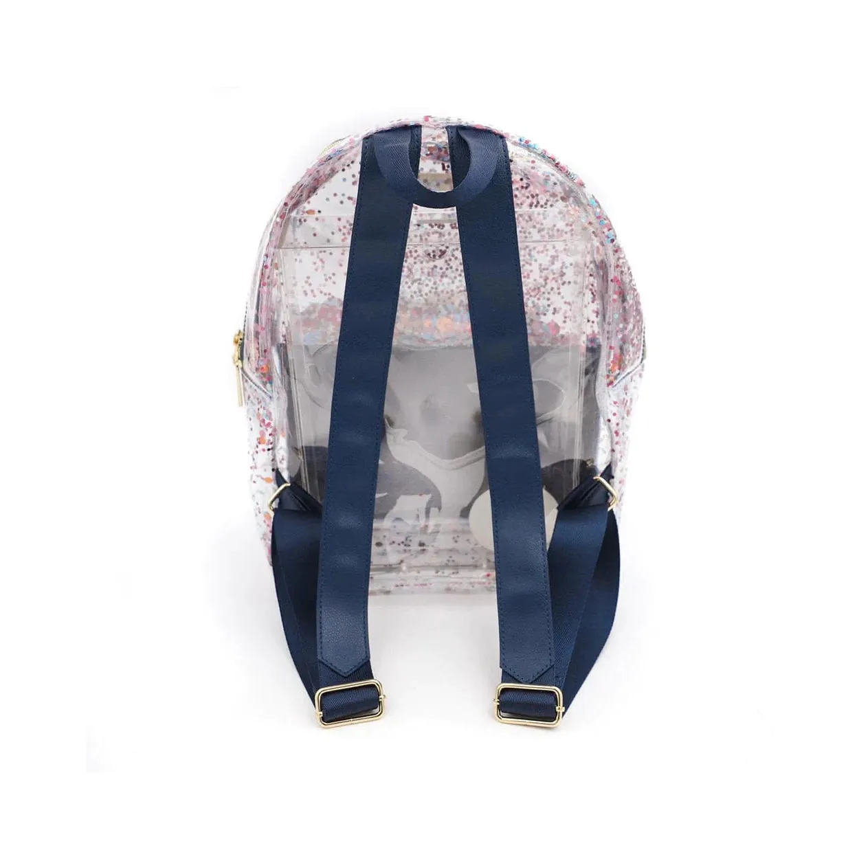 Packed Party Essentials Confetti Clear Fashion Backpack