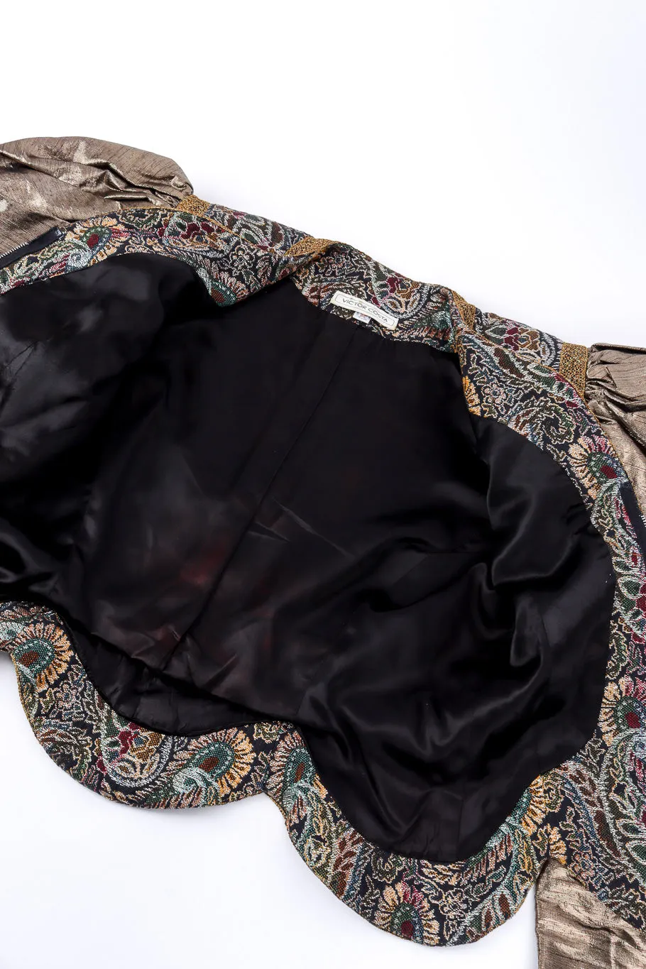 Paisley Puff Sleeve Jacket