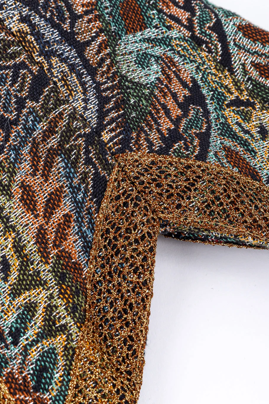 Paisley Puff Sleeve Jacket