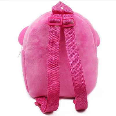 Pink Plush Backpack for Baby Girl
