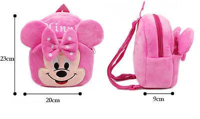 Pink Plush Backpack for Baby Girl