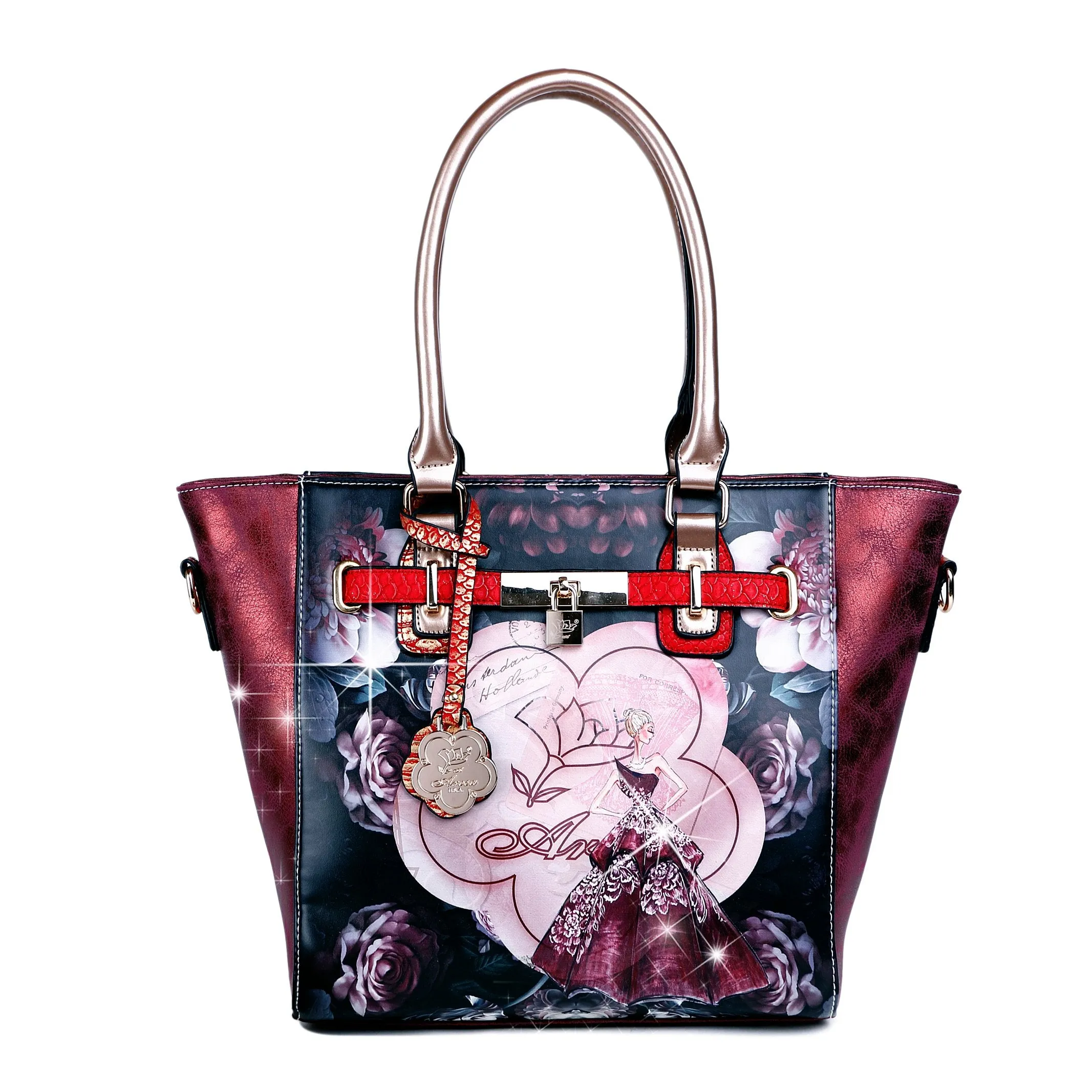 Queen Arosa Designer Luxury Tote Bag [BG8608]