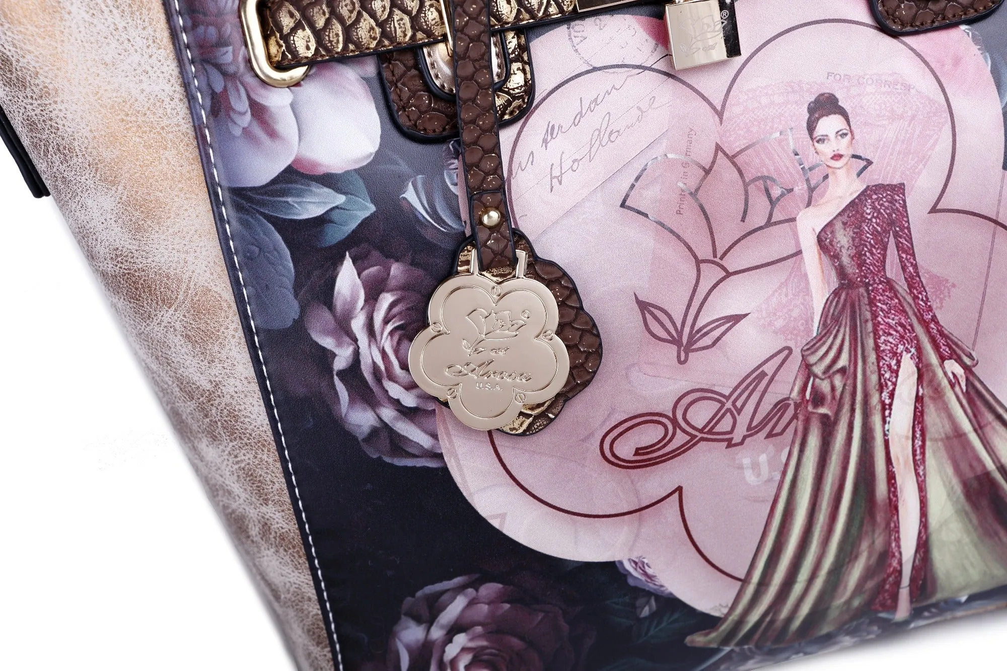 Queen Arosa Designer Luxury Tote Bag [BG8608]