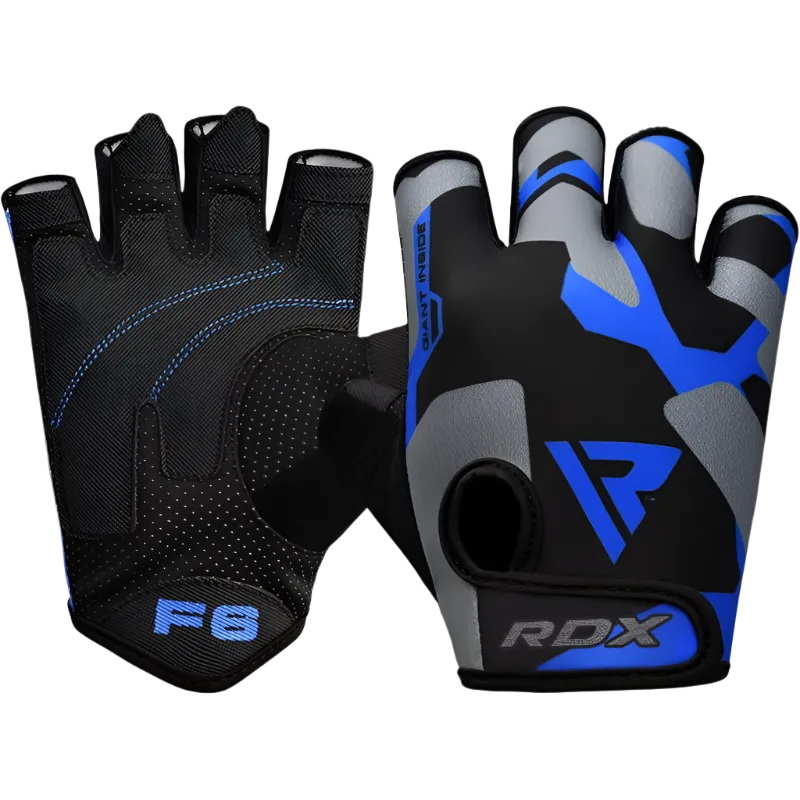 RDX Gym Gloves Sumblimation F6 Blue