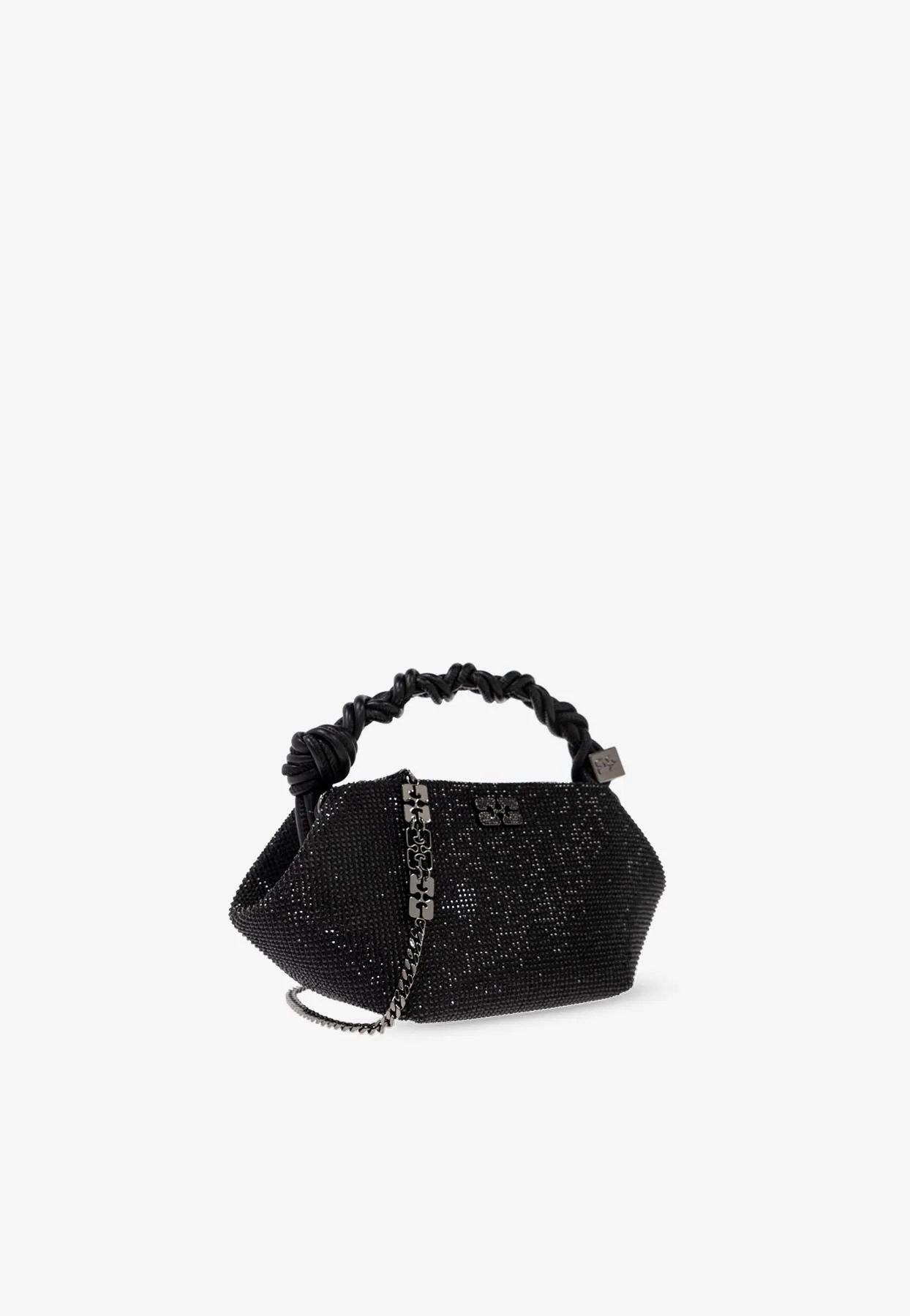Rhinestone Bou Top Handle Bag