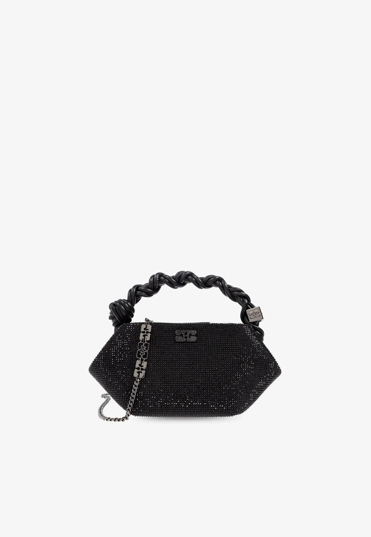 Rhinestone Bou Top Handle Bag