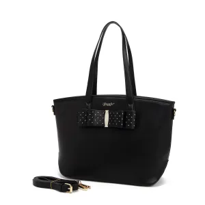 Ribbon Romance Tote Handbag with Rhinestones [RK4289]