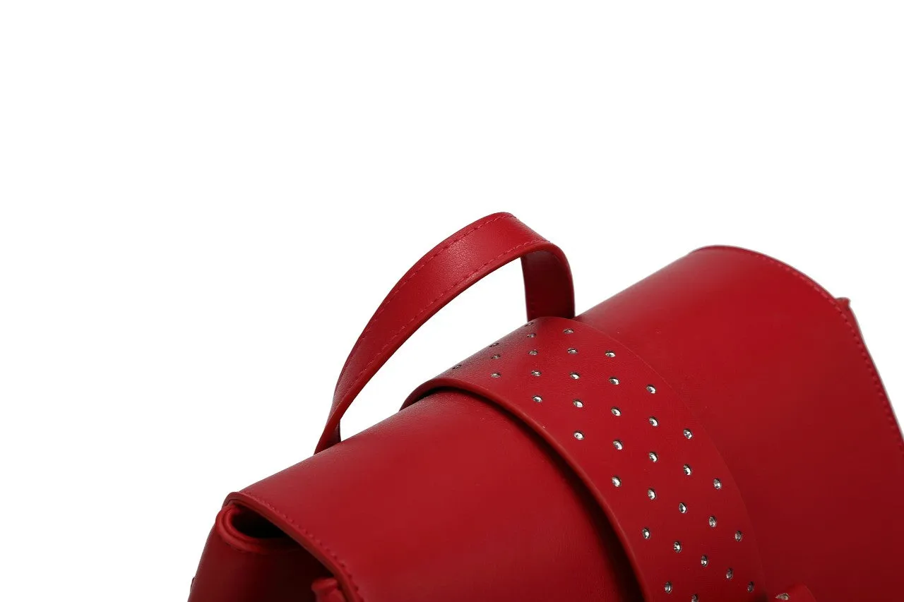 Ribbon Romance Travel Backpack with Rhinestones [RKB4256]