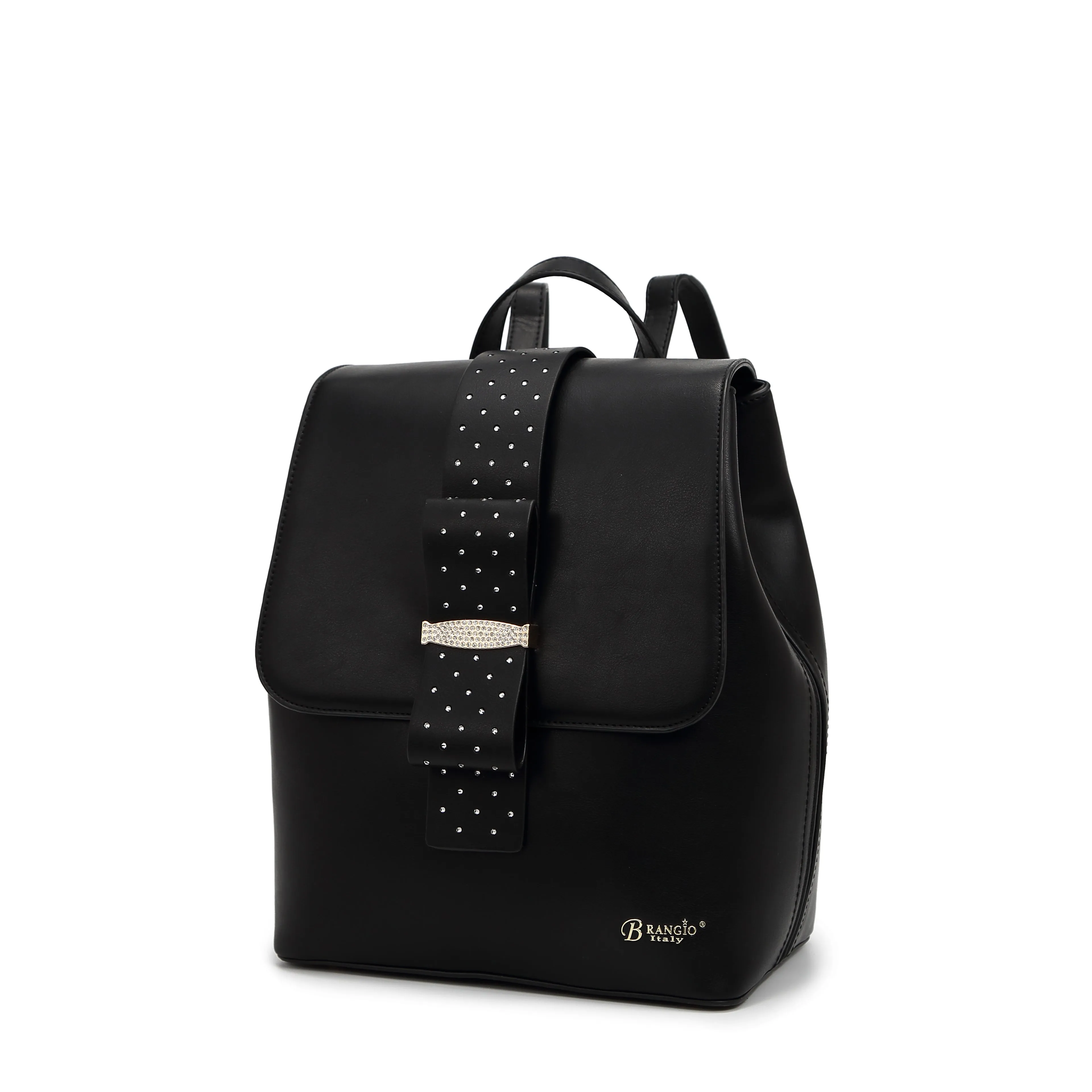 Ribbon Romance Travel Backpack with Rhinestones [RKB4256]