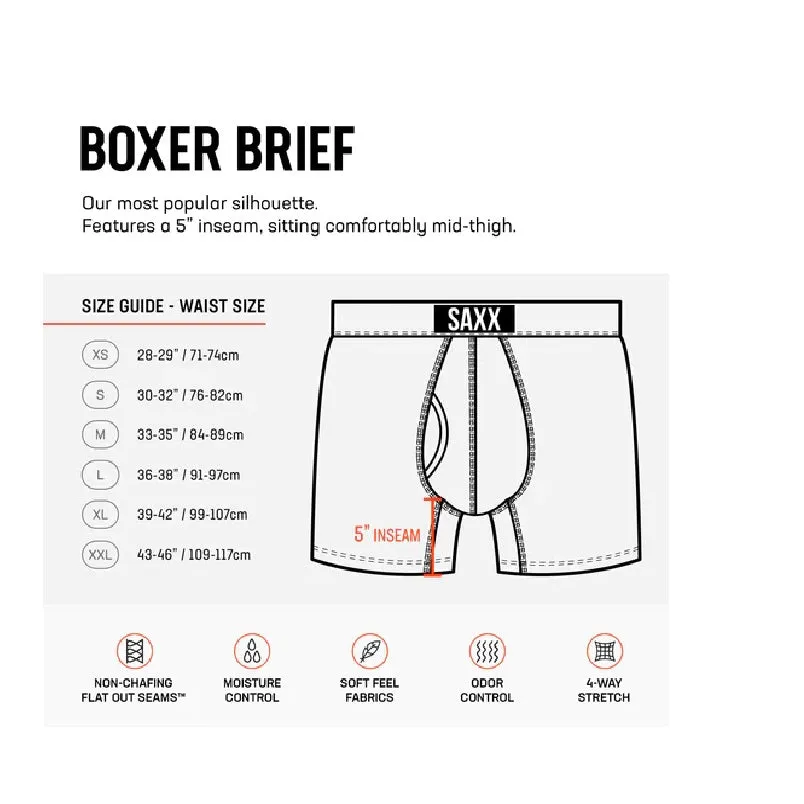 Saxx Kinetic Light Compression Mesh Boxer Briefs