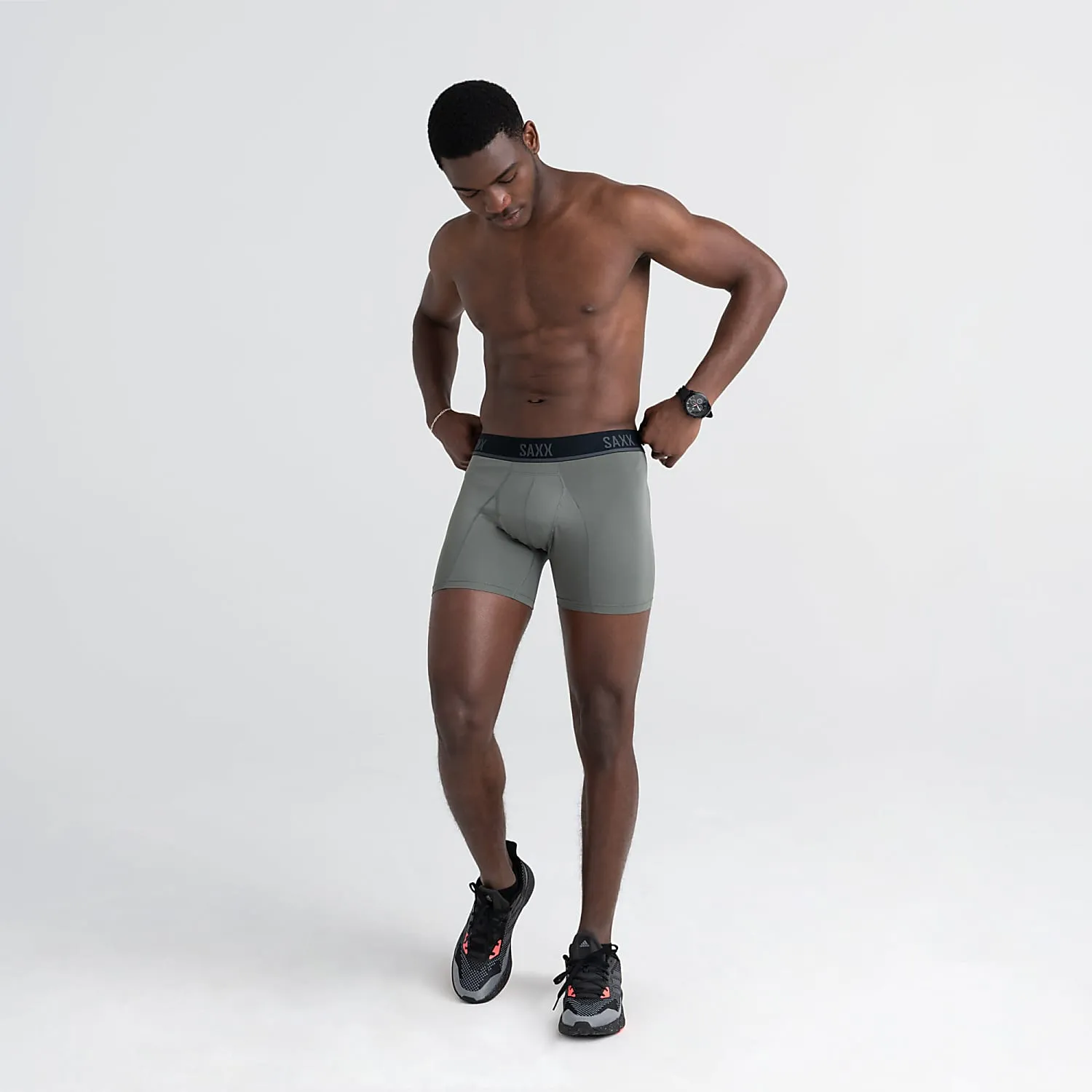 Saxx Kinetic Light Compression Mesh Boxer Briefs
