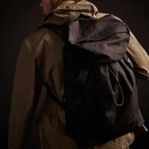 Sequoia Mountain Nylon Backpack - Black