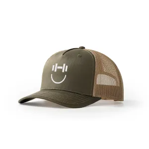 Simple Dumbbell Smile Trucker Hat